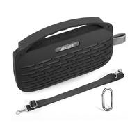 EUGOOCX Custodia protettiva in silicone per Bose New SoundLink Flex di seconda generazione, custodia protettiva per altoparlante Bluetooth portatile, accessori per altoparlanti esterni (nero)