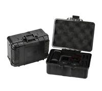 EUGOOCX Custodia rigida compatibile con Insta360 Ace pro/Ace pro 2 Grip Kit, borsa per il trasporto di accessori per action camera, custodia di sicurezza da viaggio impermeabile, nera