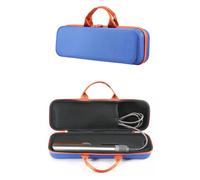 EUGOOCX Custodia rigida da viaggio per asciugacapelli Dyson Airstrait, custodia protettiva portatile per piastre per capelli (Blu)