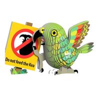 EUGY 047 Pappagallo Kea. Eco-Friendly 3D Paper Puzzle