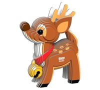 EUGY 054 Renna Babbo Natale. Eco-Friendly 3D Paper Puzzle