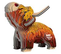 EUGY 106 Mucca Highland. Eco-Friendly 3D Paper Puzzle