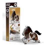 EUGY 134 Puzzle di carta 3D ecologico cavallo