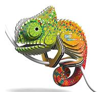 EUGY 650075 Chameleon-Puzzle 3D per bambini e adulti, da assemblare, fai da te, a partire dai 6 anni, Colore camaleonte, EH-075