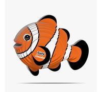 Eugy- Pesci di Pagliaccio, Puzzle 3D per Bambini e Adulti, da assemblare, Statuetta di Animali, Kit Fai da Te a Partire dai 6 Anni, EH-037