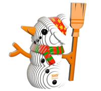 EUGY - 3D Bastelset Schneemann
