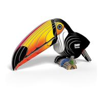EUGY 650115-Puzzle 3D a forma, bambini e adulti, da assemblare, fai da te, a partire dai 6 anni, Colore tucano, EH-115