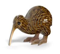 Eugy Brown Kiwi 3D Puzzle 24 Piece Eco-Friendly Educational Learning Puzzles for Kids 6+
