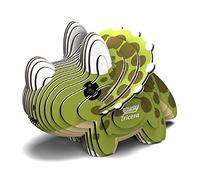 EUGY DINO. 006 Triceratopo. Eco-Friendly 3D Paper Puzzle