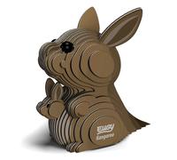 Eugy Kangaroo 3D Puzzle, 26 Piece Eco-Friendly Educational Toy Puzzles for Boys, Girls & Kids Ages 6+