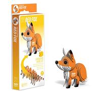 EUGY Kit per modellino 3D Red Fox per Bambini dai 6 Anni in su