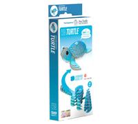 EUGY Set Modello In Cartone 3D Turtle Per Bambini Puzzle Creativo Età 6+ Nuovo