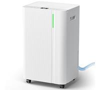 EUHOMY 20L/24H Deumidificatore Casa: Deumidificatore Muffa Portatile, 50㎡, Modalità Auto/Asciugatura/Sleep, Timer 24H, Display Umidità, Tanica 4,5 L Estraibile, Scarico Continuo, per Bagno Cantina