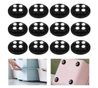 EUIEUT 12 mini ruote autoadesive con rotazione a 360°, universali, piccole, ruote girevoli da attaccare su ruote, per riporre oggetti, bidoni della spazzatura, piccoli mobili