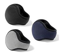 EUIEUT 3 Pezzi Paraorecchie per Donna e Uomo Pieghevole Dietro la Testa Paraorecchie Invernali Paraorecchie Riscaldanti Invernali Copri Orecchie per Moto Bike Sci Esecuzione e Viaggio, 3 Colori