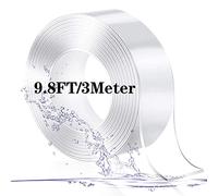 Euiooctory 3 Metri Nastro Biadesivo Extra Forte, Lavabile Riutilizzabile Trasparente Nano Potent Tape, Rimovibile Non Lascia Tracce Nastro Adesivo per Tappeti, Poster Fotografici