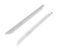 Eujgoov 2 Coperture per Fessure per Fornelli, Kit di Rivestimento per Gamma Resistente Al Calore in Acciaio Inossidabile, Prevengono le Briciole, Misura Personalizzata per Domestica e Piani Cottura