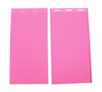 Eujgoov 2 Modanature per Fondotinta in Cera D'api, Foglio per Pressa per Base in Silicone per Alveare, Forniture per Apicoltura, Cera per Alveare, per un Facile Trasporto