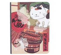 Eujgoov 224 Pagine 32 Pagine Gialle 32 Pagine Reticolari Notebook Journal Notebook HardBack With Blessing Food Fish Flag Incenso (opzionale) (Cucina)