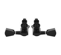 Eujgoov 6 Pezzi Meccaniche con Bloccaggio Meccaniche per Corde di Chitarra per Chitarre Acustiche Elettriche Accessori di Ricambio con Viti di Montaggio e Ghiere Keep on Tune (3L3R)