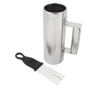 Eujgoov 8.27x2.87in Guiro Shaker Metal Open Design Innovation Comfort Ergonomico più del 75% di Aspetto Ottimizzato Adatto per Diversi Contesti Come i Concerti di Jazz Band