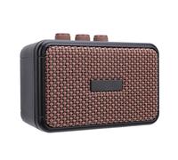 Eujgoov Amplificatore di Strumenti Musicali, Mini Stereo Portatile Stereo Elettrico Altoparlante Bluetooth Praticano Doppio Altoparlante 6.35mm Interfaccia