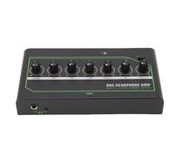 Eujgoov Amplificatore per Cuffie da Tavolo DAC Equalizzatore a 3 Bande con Controllo degli Acuti e dei Medi dei Bassi per PC da Gioco Home Studio con Ingressi BT Coassiali Ottici di (Spina europea)