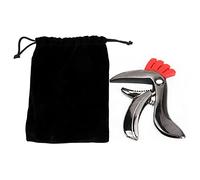 Eujgoov Bird Shape Guitar Capo Folk Musica in Lega di Zinco Capo Accessori per Chitarra Capo Nero per Chitarre Folk Accessori per Strumenti Musicali(Nero brillante)