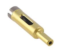 Eujgoov Bitta per Trapano Diamantato, Strumento di a Foro, Rivestimento a Prova di Ruggine, Apertura Ordinata Liscia, Senza Agitarsi, Scheggiare facilmente. Ideale per Pietra, Piastrelle in (18 mm)
