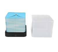 Eujgoov Calendario Artistico 3D 2026 Carta Plastica 22,01 Oz 3,9x3,9x3,3 Pollici Panoramico Terra Elegante Squisito Record Buon Umore Ogni Giorno Per Famiglia Amici Amanti