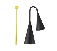 Eujgoov Campane Doppie di Diverse Dimensioni con Percussore in Plastica, Ferro a Forma di U, Metallo, Design Compatto, 6 Mesi
