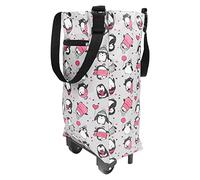 Eujgoov Carrello Della Spesa Pieghevele Borsa Della Spesa Grande per Anziani Con Ruote Flessibili Carrello Multiuso Carrelli Della Della Portatile per La Casa per La Casa per La per La per La