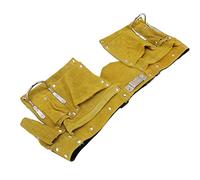 Eujgoov Cintura Porta Attrezzi in Pelle, Materiale Antiusura Premium, Design con Tasche Multiple per Professionisti della Lavorazione del Legno e del Giardinaggio, Dimensioni 49x20 Cm, Porta