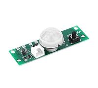 Eujgoov Circuito Lampada Solare con Sensore a Infrarossi per il Corpo Umano Modulo di Controllo 3,7 V 3 modalità di Marcia Regolabile per Lampada da Parete Distanza di Rilevamento 2-5 M Protezione da