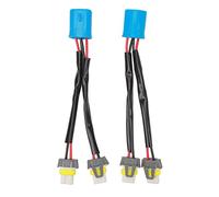 Eujgoov Connettore di Cablaggio dei Fari, Adattatore 2 Pcs, 9007 Maschio a 9005 9006 Tappo di Cavo a Led Cavo Femmina per Camion