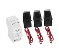 Eujgoov Contatore di Energia Intelligente WiFi, Contatore KWh Trifase a 4 Fili con 3 Morsetti per il Monitoraggio in Tempo Reale Nei Sistemi Solari Fotovoltaici