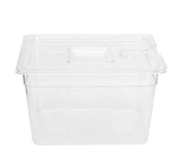 Eujgoov Contenitore Sous Vide Pieghevole 11.7 Litri Coperchio Segni Calibrati Materiale PC Resistente per Cottura di Precisione