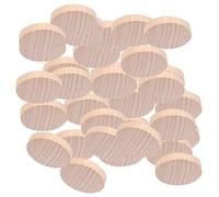 Eujgoov Dischi Rotondi in Legno, 100 Pezzi per Fai da Te, Ideali per Progetti per Bambini, Gettoni di Legno Vuoti Versatili per Gioielli e Decorazioni (4 cm)