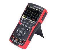 Eujgoov Dispositivo di Test del Circuito Elettrico a 2 50 MHz Multimetro di Oscilloscopio con Display a Schermo di Grandi Dimensioni, Tester Volt Ohm Portatile Intelligente per Batteria