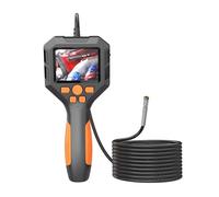 Eujgoov Endoscopio Industriale 1080P, Boroscopio con Schermo IPS da 2,8 | Lente Impermeabile IP68, Batteria da 2600 MAh, Angolo di Campo di 70 Gradi, Alloggiamento in ABS, Acquisizione Video a 30 Fps