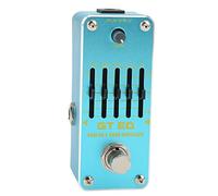 Eujgoov Equalizzatore di Chitarra Elettrica, Equalizzatore di Chitarra Elettrica, Equalizzatore Effetto Metal Guscio GT EQ Analog 5 a Banda Equalizzatore di Chitarra Grafica con Vero Bypass