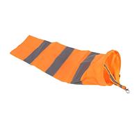 Eujgoov Facile da Installare, Windsock Wind Borse Decorazione del Giardino Indicatore di Direzione Meteorologica per i Parchi Agricoli Aeroportuali all'aperto sospeso. Arancione Brillante con (100cm)