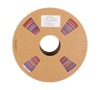 Eujgoov Filamento PLA di Seta per Stampanti 3D 1,75 mm nel Gradiente Arcobaleno Rosso, Oro e Blu 1 kg di Bobina con una Precisione +/- 0,02 mm