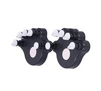 Eujgoov Formatori per le Dita del Piano, Pratica di Supporto da Soli, Facile da Usare, Non Slip, Formazione di Scena per Principianti con Spaziatura a 5 Dita, per la stabilità delle Mani (BLACK)