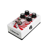 Eujgoov Fuzz Effect Guitar Effect Pedal for Electric Giallo Pattern Che Ospita vitalità e Passione con Colori e Rossi