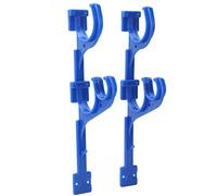 Eujgoov Gancio per Asta per Piscina, Gancio per Gru per Piscina in Plastica ABS, 31 X 11 X 4 Cm Supporto a Parete per Tubo di Aspirazione, Skimmer e Spazzola, Confezione da 2 per Organizzazione di