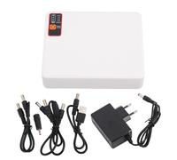 Eujgoov Gruppo di continuità UPS 12000mAh Piccolo 5V 9V 12V con Porte di Uscita Multiple USB Tipo C per Router Modem Telecamera di Sicurezza Smartphone (Spina europea)