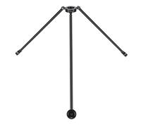 Eujgoov Guida da Pavimento per Stabilizzatore per Treppiede, Guida da Terra per Rilevamento in Alluminio Pieghevole da 40 Cm con Base Antiscivolo, per Stazione Totale