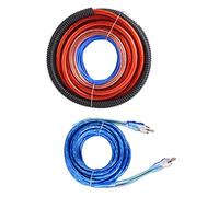 Eujgoov Il Kit di Installazione dell'altoparlante per Altoparlanti per Amplificatore Audio Audio 4 2800 W, Realizzato con un Conduttore Ad Alta densità, Fornisce un Migliore Effetto di Schermatura