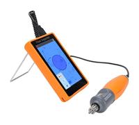 Eujgoov Ingrandimento dell'ispettore in Fibra Ottica 400x, Registrazione dei Dati in Tempo Reale, Progettazione Portatile, Compatibile con più Connettori, Display Vivido Ad Alta Definizione,